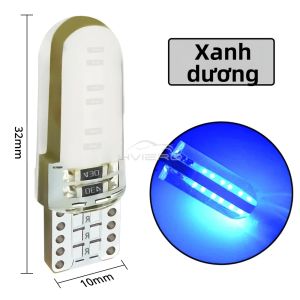 Bóng Đèn Biển Số Xe Tự Động T10 W5W COB 2SMD LED Wedge Đèn Báo Rẽ Ô Tô Đèn Bản Đồ Đèn Tín Hiệu Đỗ Xe Bộ 2/4/10/20 Chiếc