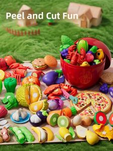 XIDIQI | Safe Edible Baby Educational Fruit Cutting Toy