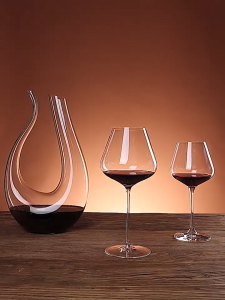 พร้อมส่ง🚚 แก้วไวน์ ชุดแก้วไวน์ 450ML Red wine glass อุปกรณ์แคมป์ปิ้ง มาพร้อมที่เปิดขวด 1 อัน