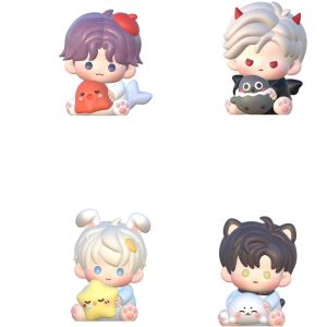 Handmade DIY Coloring Dolls Lian Yu Deep Space Aromatherapy Scenic Spot Figures Unpainted White Mold Gifts for Adults