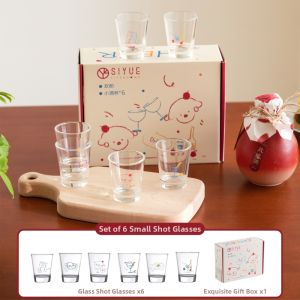 SIYUE | Aesthetic Home Mini Wine Glass Set Glass