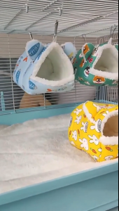 Small Pet Warm Soft Cotton Bed Nest- Hamster cage bed sugar glider guinea pig hedgehod bed