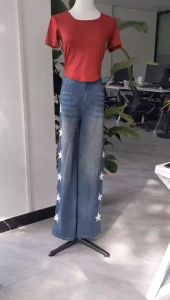 Celana jeans wanita panjang baggy pants straight celana denim dewasa kulot loose fit jumbo cewek casual nyaman korean street style