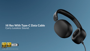 SonicGear Auraclear 5 HIFI Bluetooth Headphones | Hi-Res Certified | Deep Bass Sound
