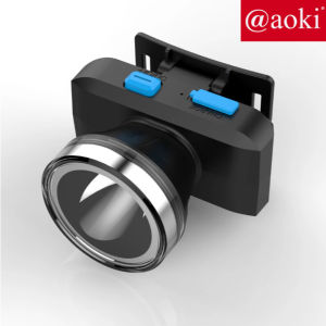 AOKI Senter Kepala 15W baterai lithium tahan hingga 15Jam model kotak dan bulat 10W 20W 30W