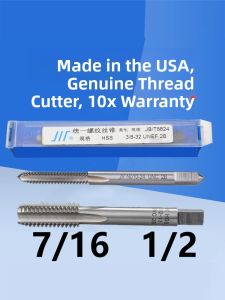 Chengliang American Standard Taps Machine Taps 7/16-14 1/2-13 1/2-20 -18-32-36 UNC UNF High Speed Steel Straight Groove