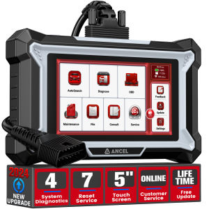 ANCEL DS100 OBD2 Scanner Wifi Scanner Lifetime Free Update Check Engine ABS SRS Transmission Fault Code Car Diagnostic Tool Obd 2 Code Reader Scan Tool support Toyota isuzu nissan Suzuki Honda BMW Ford Hyundai Kia pk thinkcar S7 Mucar