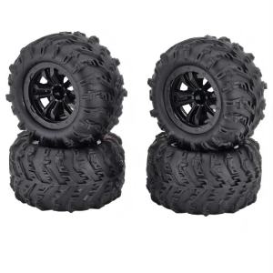 JJRC | 4PCS Snow/Sand Tires Hex 12mm Diameter 85mm Wheels for SCY 16101 16102 (Pro) 1/16 RC Car Upgrade Part Tires Wheels Hex12mm