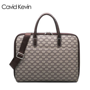Cavid Kevin Fashion Leather Handbag 14 Inch Laptop Bag Single Shoulder Crossbody Business Backpack for Young Men And Women