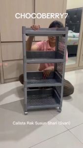 Calista Rak Apartment Silver Calista Rak 4 Susun Calista Rak Susun 4 Rak Roda Rak Shari Rak Syari