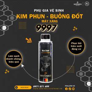 Vệ sinh kim phun buồng đốt cao cấp xe xăng Senfineco 9997
