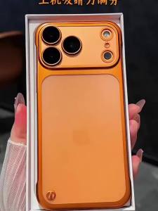 Luxury Plating Color PC Transparent Phone Case For iPhone 17 16 15 14 13 Pro Max 17 Lens Protection Matte Back Plate Hard Cover