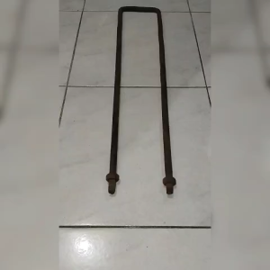 PER PCS BEGEL U LEBAR dalam 10CM X Panjang 55CM BENGKALONG KAWEL BESI BETON U KAYU u bolt truk
