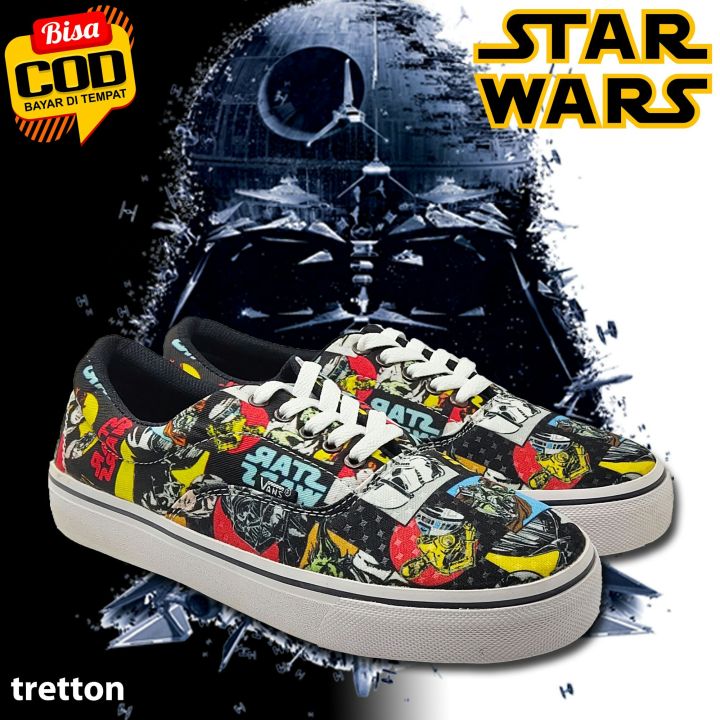 TERMURAH SEPATU VANS MOTIF STARWARS Sneaker Casual Unisex Sepatu