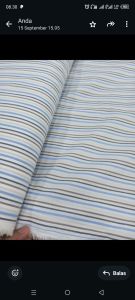 Iwan textile promo kain katun bahan kemeja garis garis kain katun yarnded italy import premium