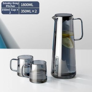 Heat-Resistant Glass Pitcher for Refrigerator