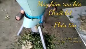 Máy băm rau bèo Trọng lượng máy nhỏ nhẹ rất dễ dàng di chuyển