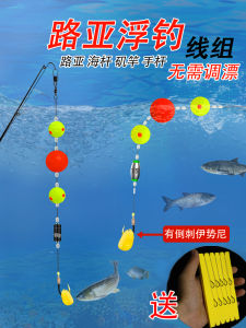 Fishing Line Set for Sea Fishing Grass Carp Lead Line Heavy Duty Horseman Special Hook Ball Float Fishing Line for Catfish