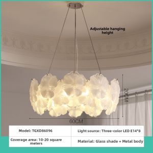 JIASHIDA | French Creamy Glass Flower Chandelier