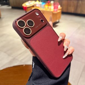 AO.HU | Advanced View iPhone 17/17 Pro Max Case Red Leather