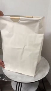 ตะกร้าผ้า ตะกร้าอเนกประสงค์พับเก็บได้ ตะกร้าใส่เสื้อผ้าใช้แล้ว  ตระกร้าผ้า  ความจุขนาดใหญ่ เอนกประสงค์พับเก็บได้