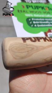 Dog Toy Coffee Wooden 100% Natural Chemical Free Dog dental health Sustainable for Dogs Boredom and Stress Reliver for Dogs Chew Stick Toy