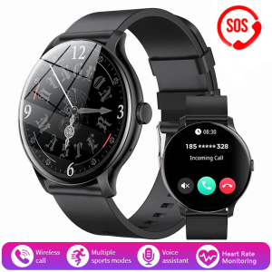 LAXASFIT 2025 New Smart Watch Women Men Ladies Gift Sports Fitness Watch Heart Rate Monitor Smart Watch For  Android IOS