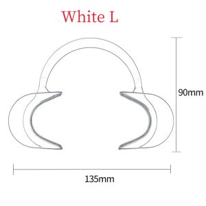 JUMTOP 1PC Dental C Shape Mouth Opener Plastic Lip Cheek Retractors Clinic Mouth Gag Orthodontic Tool