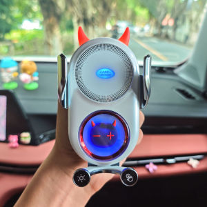 Rover Wireless Charging Car Phone Holder Universal Clip-On Mount for Range Rover Star Pulse Aurora Discovery Sport Defender