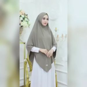 HIJAB KHIMAR KAYLA SYARI NO PET BERGO MALAY JERSEY SUPER PREMIUM JILBAB INSTAN JUMBO
