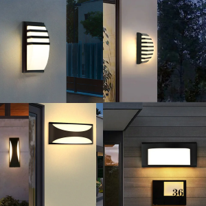 LED Wall Light Radar Motion Sensor 6W 12W Indoor&Outdoor Waterproof IP66 Porch Wall Lamp Home Sconce Decoration Lighting