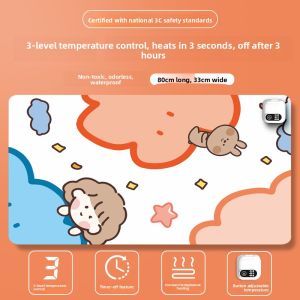 LINGYUE | Heating Mouse Pad Large Waterproof