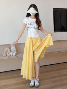 XIANYIJIAO | Silky Cool A-line Skirt Pants for Summer Plus Size