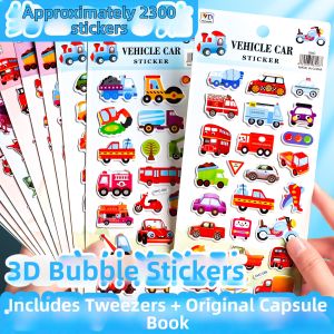 3D Foam Car Excavator Engineering Vehicle Stickers