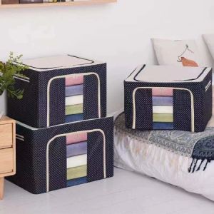 72L100L Large Capacity Foldable Oxford Box Toy Quilt Storage Box