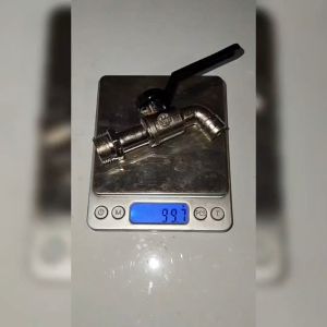 KRAN TEMBOK BESI BOLA GAGANG HITAM 1/2\" KERAN AIR TAMAN 1/2 INCH bolak balik