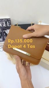 Paket Bundling 4 Tas Wanita TIVA Slingbag Fashion Tas Lokal Amelbaghome