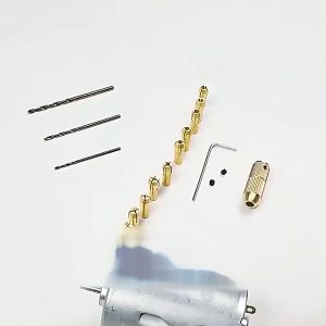 7in1 ELECTRIC DRILL BIT KUNINGAN KEYLESS CHUCK SET DENGAN PENGUNCI