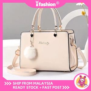iFASHION 2195 READY STOCK Women Sling Crossbody Shoulder Handbag Bag Wanita Perempuan PU Beg Sandang Tangan