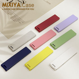 Mobile Phone Holder Metal Invisible Back Sticker Stylish Pure Color Adhesive Desktop Support Release Hands Binge-watching Minimalist Fresh Men and Women Neutral Send Friends Girlfriend Gifts Small Portable Anti-Fall Niche Style