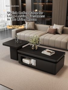 YIYOU | Compact Living Storage Rectangular Coffee Table
