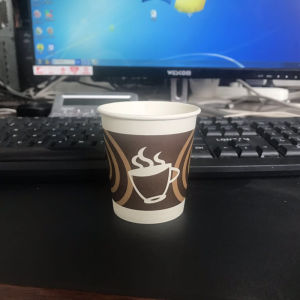 Thickened Disposable Coffee Cups 180ml 500 Pieces Office Use Paper Cups Small Water Cups for Business And Outdoor Activities