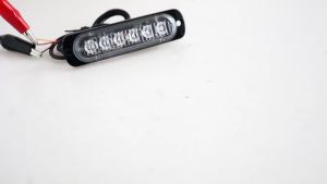 KEVANLY | 1PC 12V 24V RED Side Marker Light 6SMD Truck Trailer Boat Tractor Dome Clearance Light Car External Strobe Lights Signal Lamp