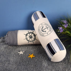 Ghế Sofa Tròn Dệt Vải Phong Cách Đại Dương Đệm Lưng Dài Trang Trí Phòng Trẻ Em Ghế Sofa Cửa Sổ Bay Phong Cách INS