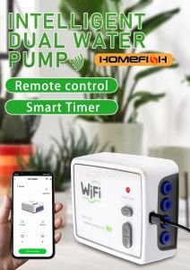 HOMEFISH WIFI Smart Dual Pump Automatic Waterer Cell Phone Remote Control Balcony Flower Gardening Potted Plant Irrigation