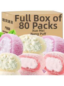 Soft & Juicy Mochi and Snowy Skin Dessert Avocado Durian Taro Snack