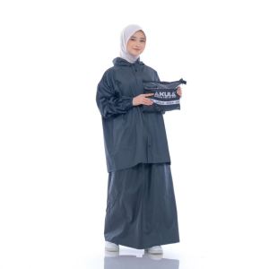JAS HUJAN AKULA ORIGINAL SETELAN BAJU DAN ROK PRIA WANITA DEWASA ANTI REMBES