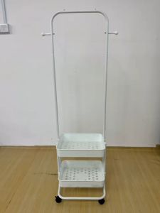 Cloth Hanging Rack with Wheels / Movable Clothes Organizer / Cloth Storage Rack Drying Rack