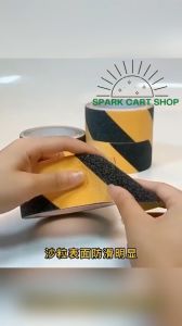 SPARK CART SHOP  High Friction Anti Slip Tape Sandpaper Safety Waterproof Non Skid Sticker For Stairs Outdoor/Indoor Strong Adhesive