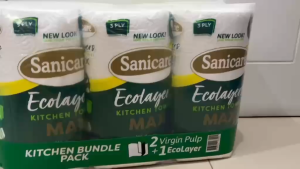 Sanicare Ecolayers Kitchen Towel Max 3-Ply Pack of 3
